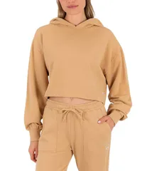 ハーレー レディース アウター パーカー・スウェット パイル Hurley Stowe Long Sleeve French Terry Hoodie Tan タンのサムネイル