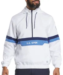 フットジョイ メンズ アウター ジャケット・ブルゾン FootJoy Mens US Open 12 Zip Windbreaker Golf Jacket White ホワイトのサムネイル