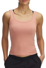 アンダーアーマー レディース トップス タンクトップ Under Armour Womens Meridian Core Tank Top Canyon Pink ピンクのサムネイル