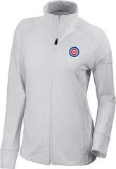 コロンビア レディース アウター ジャケット・ブルゾン Columbia Womens Chicago Cubs OmniWick Greenkeeper FullZip Jacket White ホワイト