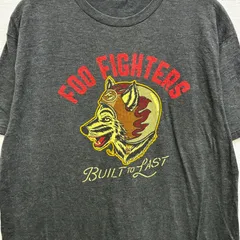 フーファイターズ Foo Fighters バンドTシャツ アーティストTシャツ バンティー バンT L〜XLサイズ グランジ ロック オルタナ ゴシック 輸入 古着 海外 アメカジ アメリカン グラフィック プリント アート ニルバーナ レアのサムネイル
