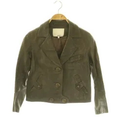 3.1 フィリップリム 3.1 phillip lim for Target レザージャケット 革ジャン 牛革 2 カーキグレー /CX ■OSのサムネイル