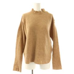 美品】ミュベール チェリー 5分袖 リブニット セーター ネイビー 38