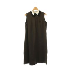 本日限り】フレッドペリー ノースリーブ ロングワンピース 黒 M - メルカリ