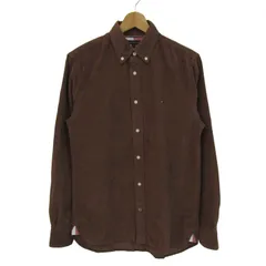 トミーヒルフィガー 長袖シャツ トップス ボタンダウン コーデュロイ メンズ Sサイズ ブラウン TOMMY HILFIGER 【中古】のサムネイル