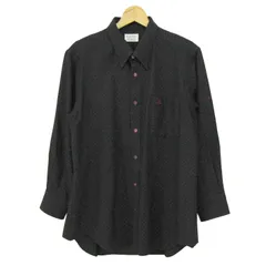 ランバン コレクション 長袖シャツ ウール100% ブランド シュール ミジュール メンズ Fサイズ ブラック LANVIN 【中古】のサムネイル