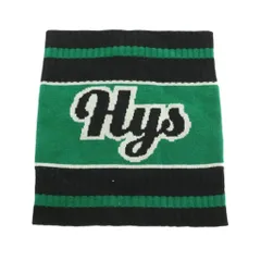 ヒステリックグラマー HYSTERIC GLAMOUR SPORTS LOGO ネックウォーマー ウール混 FREE 緑 紺 白 02223QC04960 /MI ■OSのサムネイル