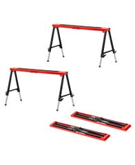 IKEA テーブル脚 2台 馬脚 ソーホース - メルカリ
