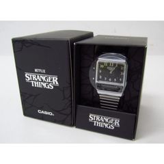 CASIO 카시오 AQ-800EST-1AJR STRANGER THINGS 콜라보 모델 손목시계 ◆AC26927