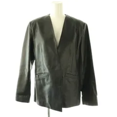 スタイリング styling/ フェイクレザージャケット ノーカラージャケット 1 ブラック /DF ■OSのサムネイル