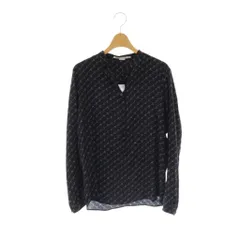 ステラマッカートニー STELLA McCARTNEY ロゴ ブラウス 長袖 38 ネイビー /HK ■OSのサムネイル