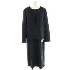ノーリーズ Nolley's ジャケット ノーカラー ワンピース ロング セットアップ 9 ネイビー /HK ■OSのサムネイル