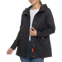 ハンター レディース アウター ジャケット・ブルゾン HUNTER Adela Rain Jacket Waterproof Black ブラックのサムネイル