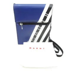 MARNI マルニ TRIBECA ロゴプリント ショルダーバッグ フォンケース 鞄 □UB1833のサムネイル