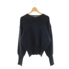 マカフィー MACPHEE トゥモローランド 25AW ニットコンビジャージー クルーネックプルオーバー S 紺 ネイビー 長袖 /AUのサムネイル