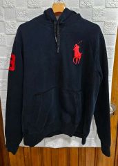 n*e様 polo by ralph Laurenポロ馬刺繍 ブラックパーカー - メルカリ
