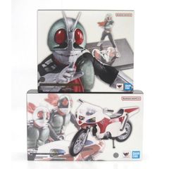 SHFiguarts(진골 조각법) 가면 라이더 신 1호 영광의 쇼와 라이더 에디션(첫회 한정 받침대 부속) × 신사이클론호 세트 #UH4695