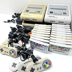 大量まとめスーパーファミコン 本体2台 コントローラー9台 周辺機器 