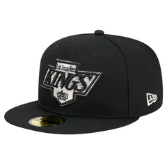ニューエラ レディース アクセサリー 帽子 Mens New Era Black Los Angeles Kings Core 59FIFTY Fitted Hat Kgs Black ブラック