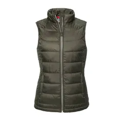 ラッセルアスレチック レディース アウター ジャケット・ブルゾン Russell Athletic Russell WomensLadies Nano Padded Bodywarmer Dark Oのサムネイル