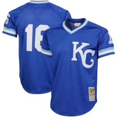 アンブランデッド レディース トップス Tシャツ メッシュ トール ジャージー Unbranded Mens Mitchell Ness Bo Jackson Royal Kansas City Royals Cooperstown Collection Bi