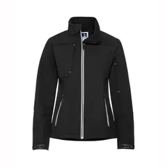 ラッセルアスレチック レディース アウター ジャケット・ブルゾン Russell Athletic Russell WomensLadies Bionic Soft Shell Jacket Blacのサムネイル