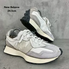 New Balance ニューバランス 24.5cm U327WGA スニーカー シューズ 靴 厚底 ホワイト ローカット カジュアル スポーツ ランニング 紐靴 ロゴ 運動靴 通勤 通学 327シリーズ ★ ■■のサムネイル