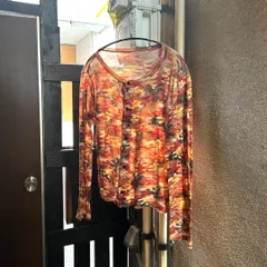 Yohji Yamamoto カーディガン AD2006 マルチカラー 薄手のサムネイル