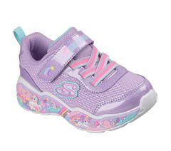 스케쳐즈 레이디스 슈즈 스니커즈 Skechers Play Scene Fun Squad Toddler Girls Sneakers Lavender Multi 라벤더