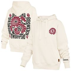 프레스 박스 레이디스 탑스 티셔츠 파커 Womens Pressbox Cream Oklahoma Sooners Elena Janise Hoodie Okl Beige 베이