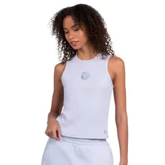 スターター レディース トップス Tシャツ リブ Womenstarter Light Blue Chicago Cubs Pastels Ribbed Tank Top Cub Light ブルーのサムネイル