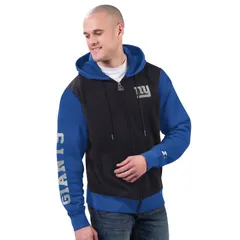 スターター レディース アウター ジャケット・ブルゾン パーカー Menstarter BlackRoyal New York Giants Thursday Night Gridiron FullZのサムネイル