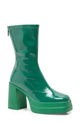 フリーピープル レディース シューズ ブーツ・レインブーツ プラットフォーム Free People Double Stack Platform Bootiemerald エメラルドのサムネイル