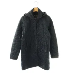 ラベンハム LAVENHAM キルティング フード付き コート アウター 38 ネイビー /DF ■OSのサムネイル