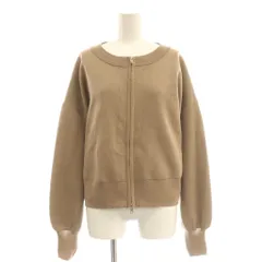 コンバース CONVERSE TOKYO BACK LOGO SUMMER KNIT ZIP CARDIGAN カーディガン ニット モカブラウン A2851KCD308 /MI ■OS ■SHのサムネイル