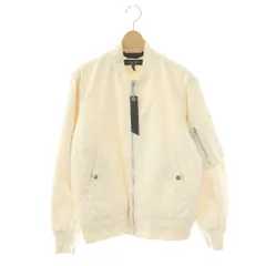 ラグ&ボーン RAG&BONE MA-1 ジップアップ ブルゾン ジャケット 中綿 S アイボリー /HK ■OSのサムネイル