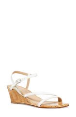 スチュアート ワイツマン レディース シューズ ヒール サンダル Stuart Weitzman Oasis 50 Wedge Sandal White ホワイト