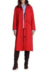 アヴェックレフィーユ レディース アウター ジャケット・ブルゾン コットン コート Avec Les Filleside Snap Cotton Blend Barn Coatomato