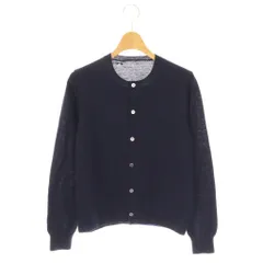 コムデギャルソンコムデギャルソン COMME des GARCONS COMME des GARCONS カーディガン ニット クルーネック S 紺 ネイビー /AT ■OSのサムネイル