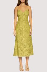 ロストアンドワンダー レディース トップス ワンピース フラワー柄 ミディ コットン レース フラワー Lost Wander Serafina Floralace Cotton Blend Midi
