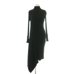 リト Rito ASYMMETRY KNIT DRESS ワンピース ニット ロング 36 ブラック /HK ■OSのサムネイル