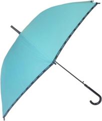 OUTDOOR PRODUCTS 키즈 긴 우산 58cm 유리 섬유 뼈 원터치 점프 우산 보이즈 걸스 통학용 심플 블루 10002503