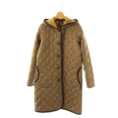 ラベンハム LAVENHAM キルティング コート フード ロング 中綿 38 ブラウン /HK ■OSのサムネイル