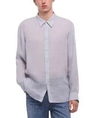 ヘルムート ラング メンズ トップス シャツ リラックスフィット Helmut Lang Relaxed Fit Gauze Shirt Pacificのサムネイル