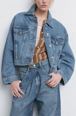 ZARA STEVEN MEISEL オーバーサイズデニムジャケット - メルカリ