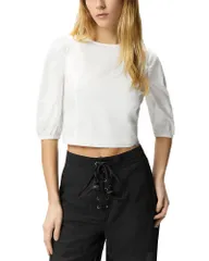 ピンコ レディース トップス シャツ コットン ブラウス PINKO Acireale Cotton Poplin Blouse White ホワイトのサムネイル