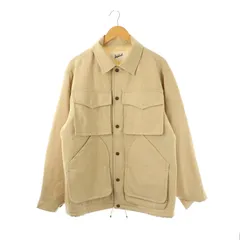 ウールリッチ WOOLRICH ウールギャバジンクルーザーシャツジャケット S ベージュ /MI ■OSのサムネイル