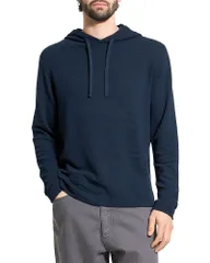 セオリー メンズ アウター パーカー・スウェット リラックスフィット Theory Delroy in Studio T Jacquard Relaxed Fit Hoodie Balticのサムネイル