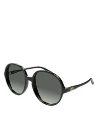 ヴァレンティノ レディース アクセサリー サングラス・アイウェア Valentino Garavani Valentino Round Sunglasses 59mm Black ブラックのサムネイル