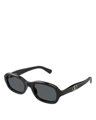 ヴァレンティノ レディース アクセサリー サングラス・アイウェア Valentino Garavani Valentino Rectangular Sunglasses 51mm Black ブラックのサムネイル